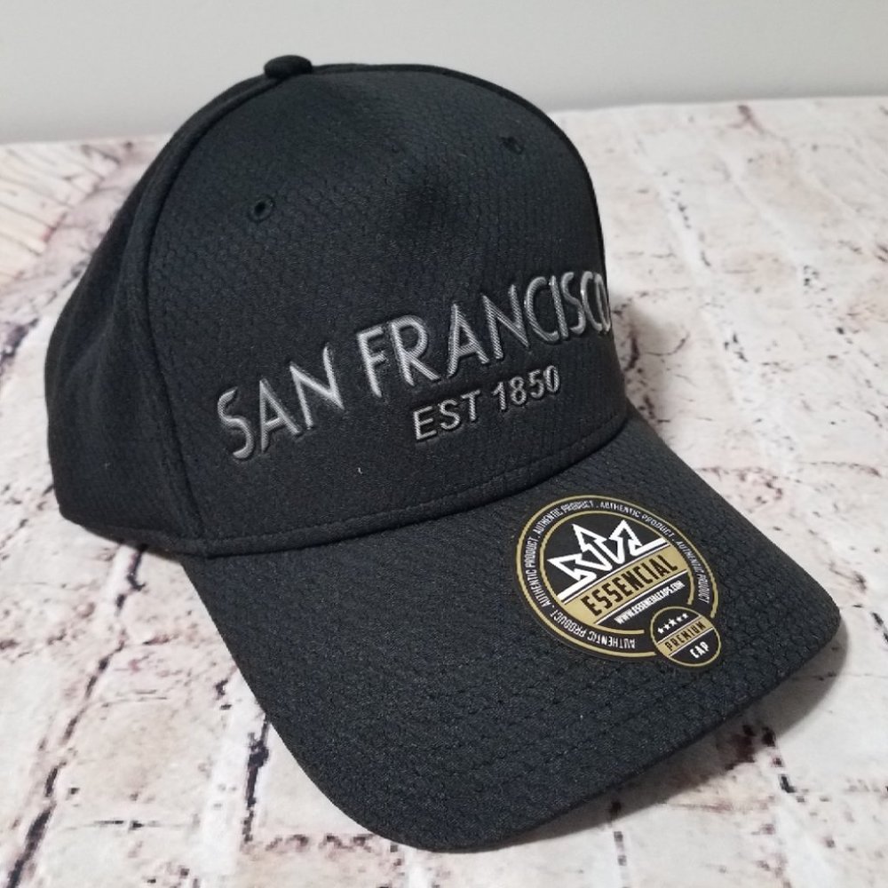San Francisco Ball Cap, Black, NWT, One Siize